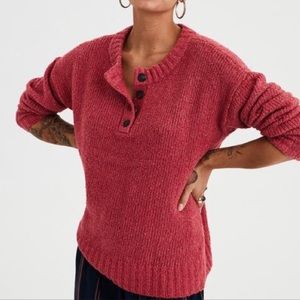 American Eagle Henley Sweater